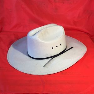 Formosan wide brim Texas hat co cowboy hat western cap Mexico cream & black